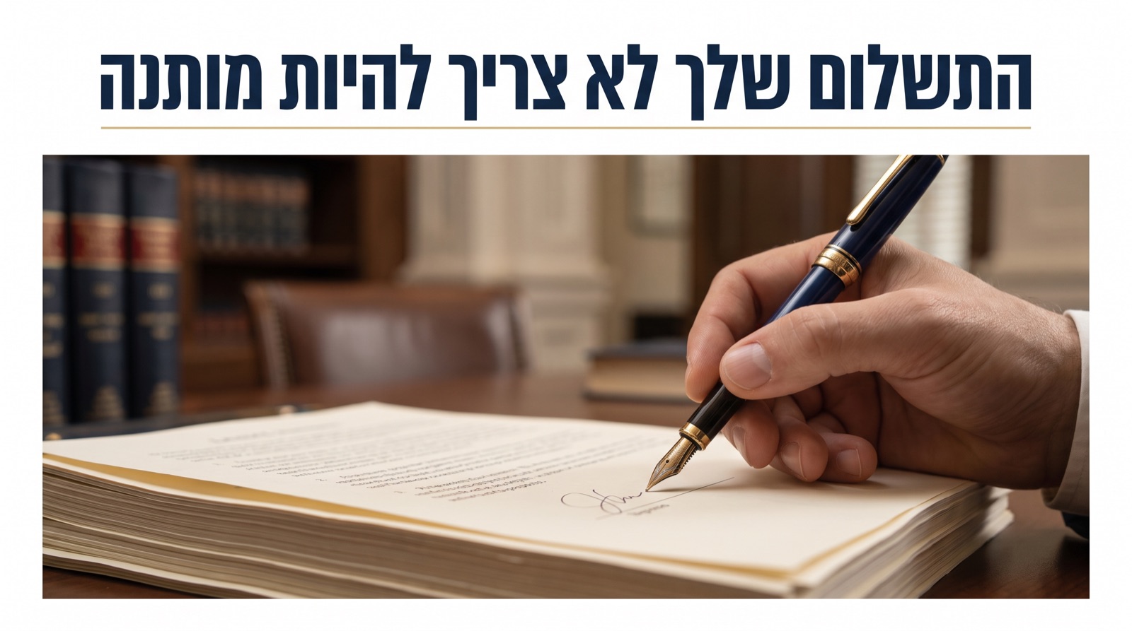 חוזה גב אל גב: מתי הקבלן משלם לך רק אחרי שקיבל כסף