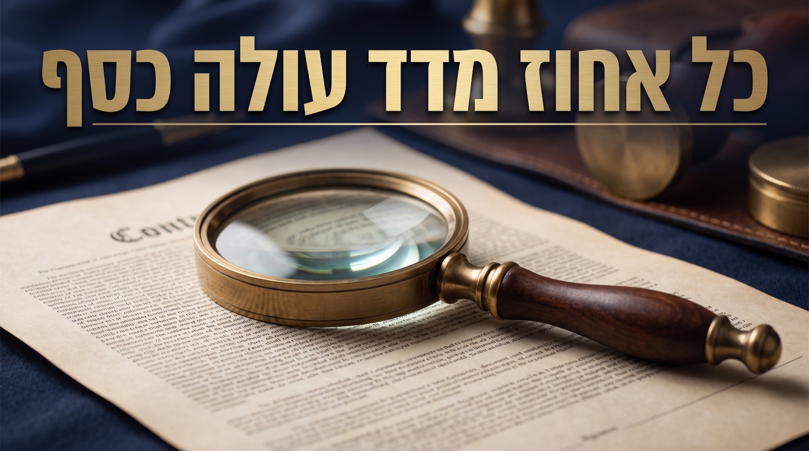 הצמדה למדד בחוזה שכירות מסחרי: איך מחשבים ומתי זה מתפוצץ