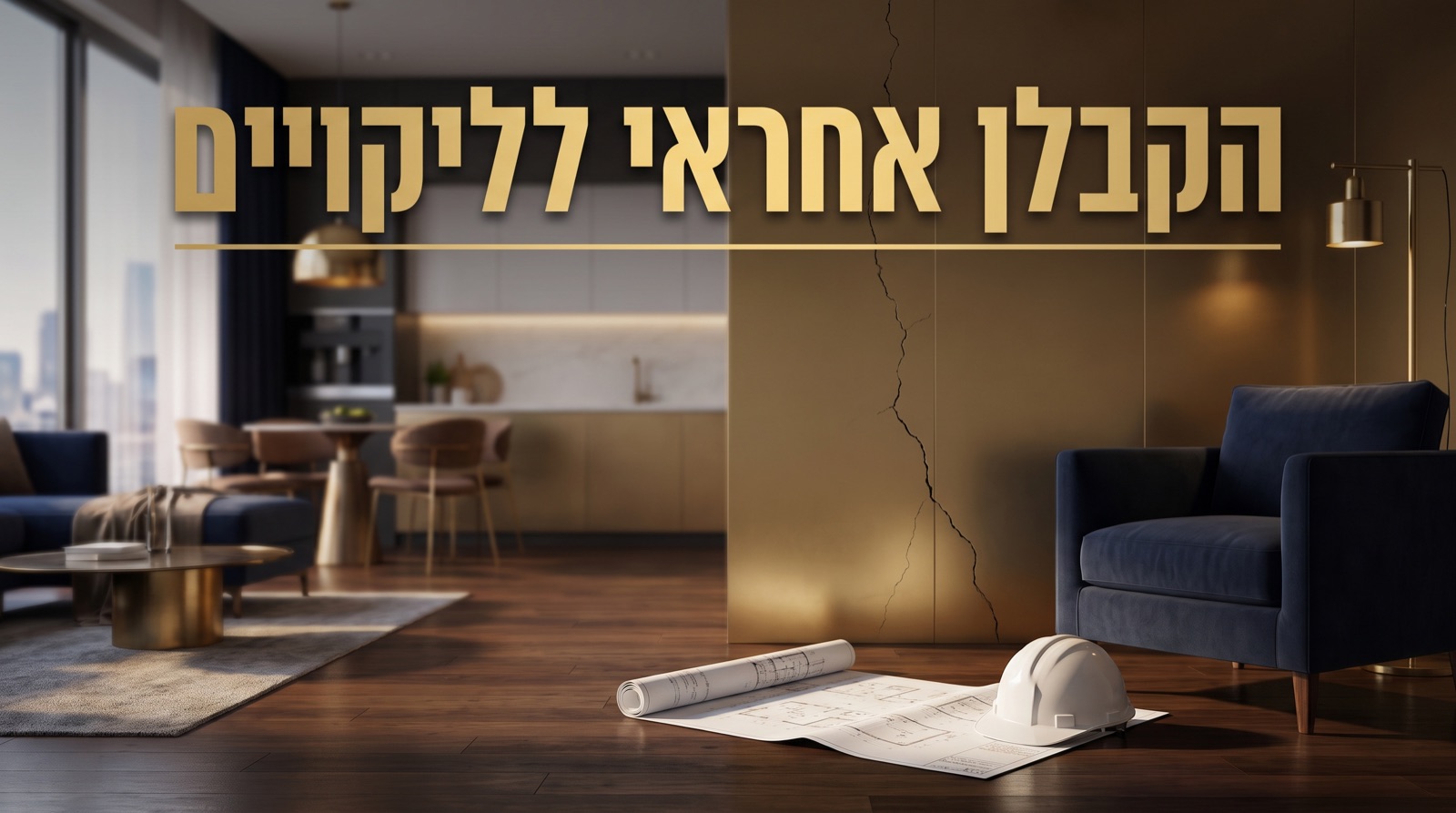 ליקויי בנייה בדירה חדשה: זכויות הקונה וכיצד לממשן