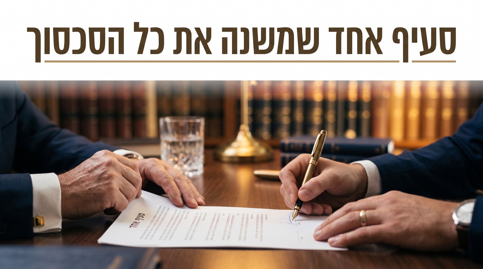 תניית בוררות בחוזה: מתי היא מחייבת ומתי לא?