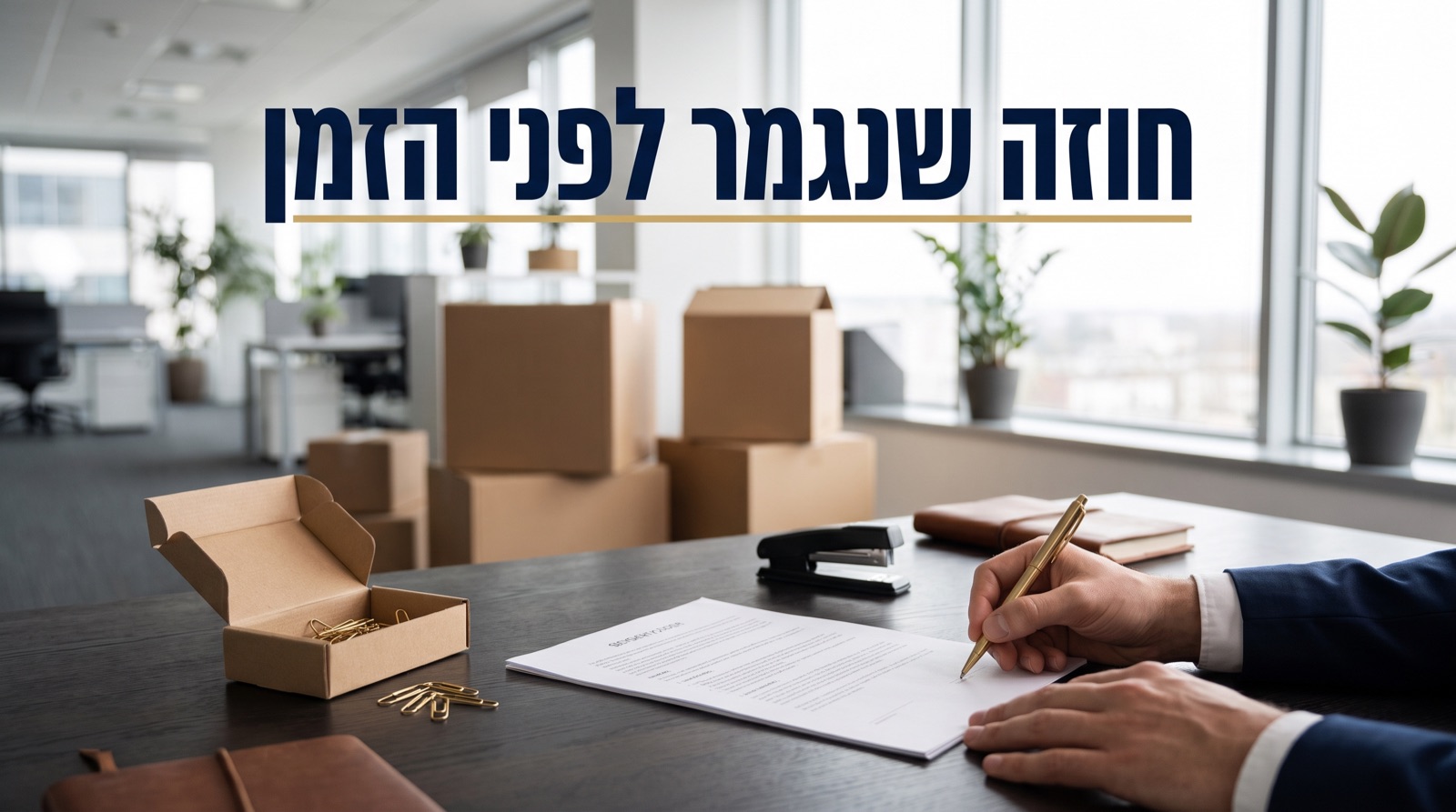 יציאה מוקדמת מחוזה שכירות מסחרי: מה מותר?