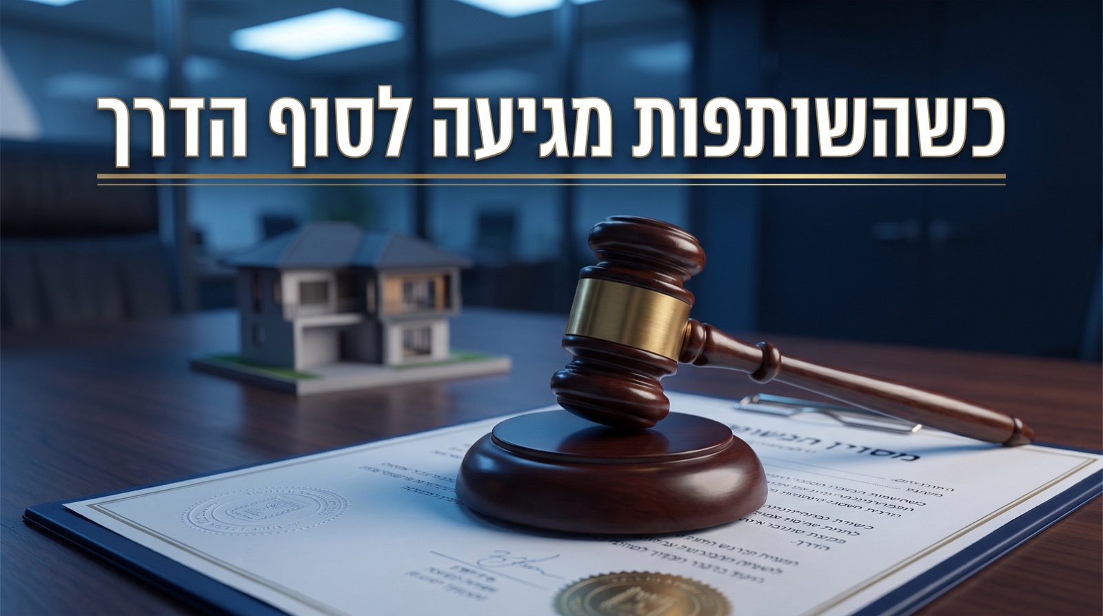 פירוק שיתוף במקרקעין: איך יוצאים מבעלות משותפת