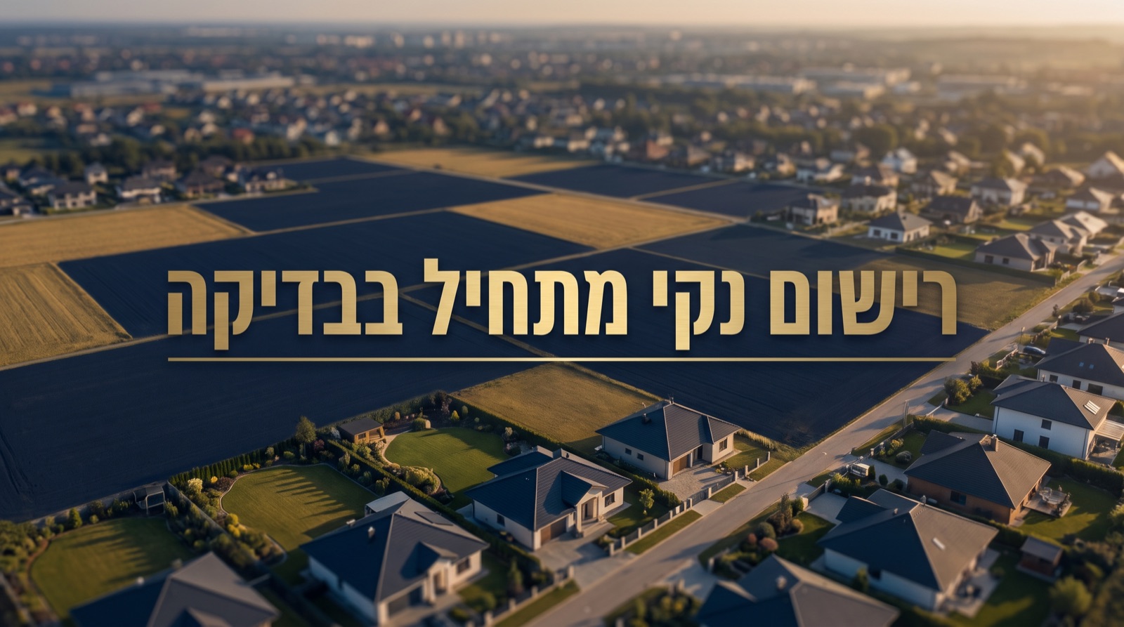 רישום זכויות בטאבו: איך מוודאים בעלות נקייה?