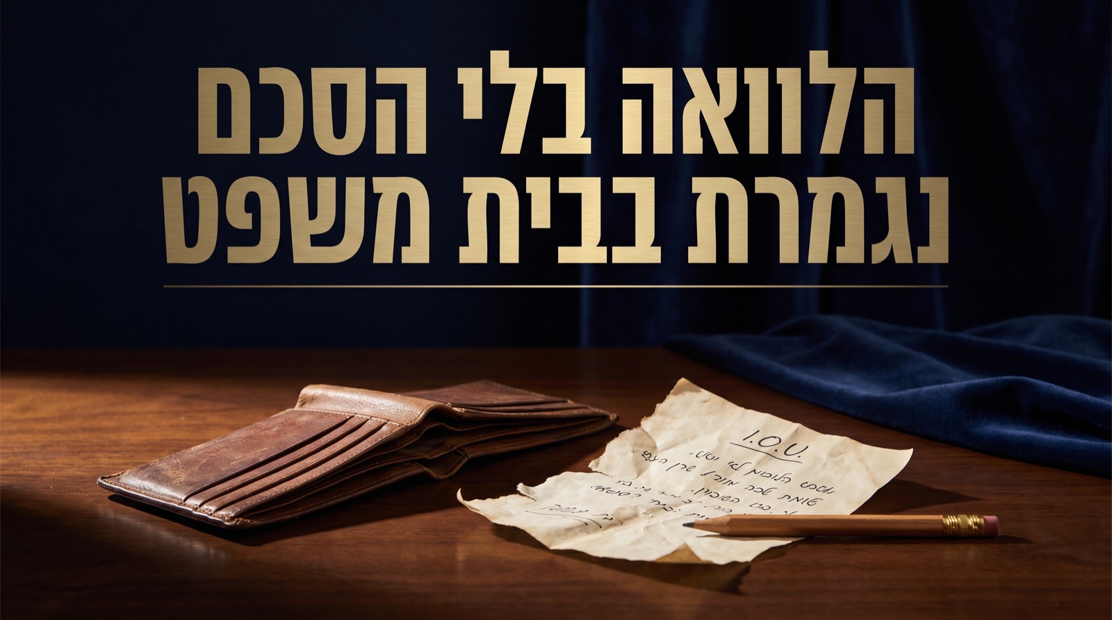 הסכם הלוואה פרטי: איך מנסחים כדי לא להסתכסך