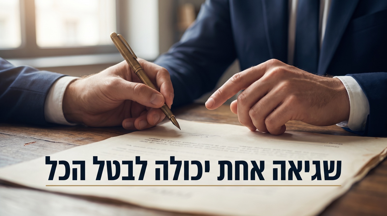 טעות בכריתת חוזה: מתי אפשר לבטל עסקה?