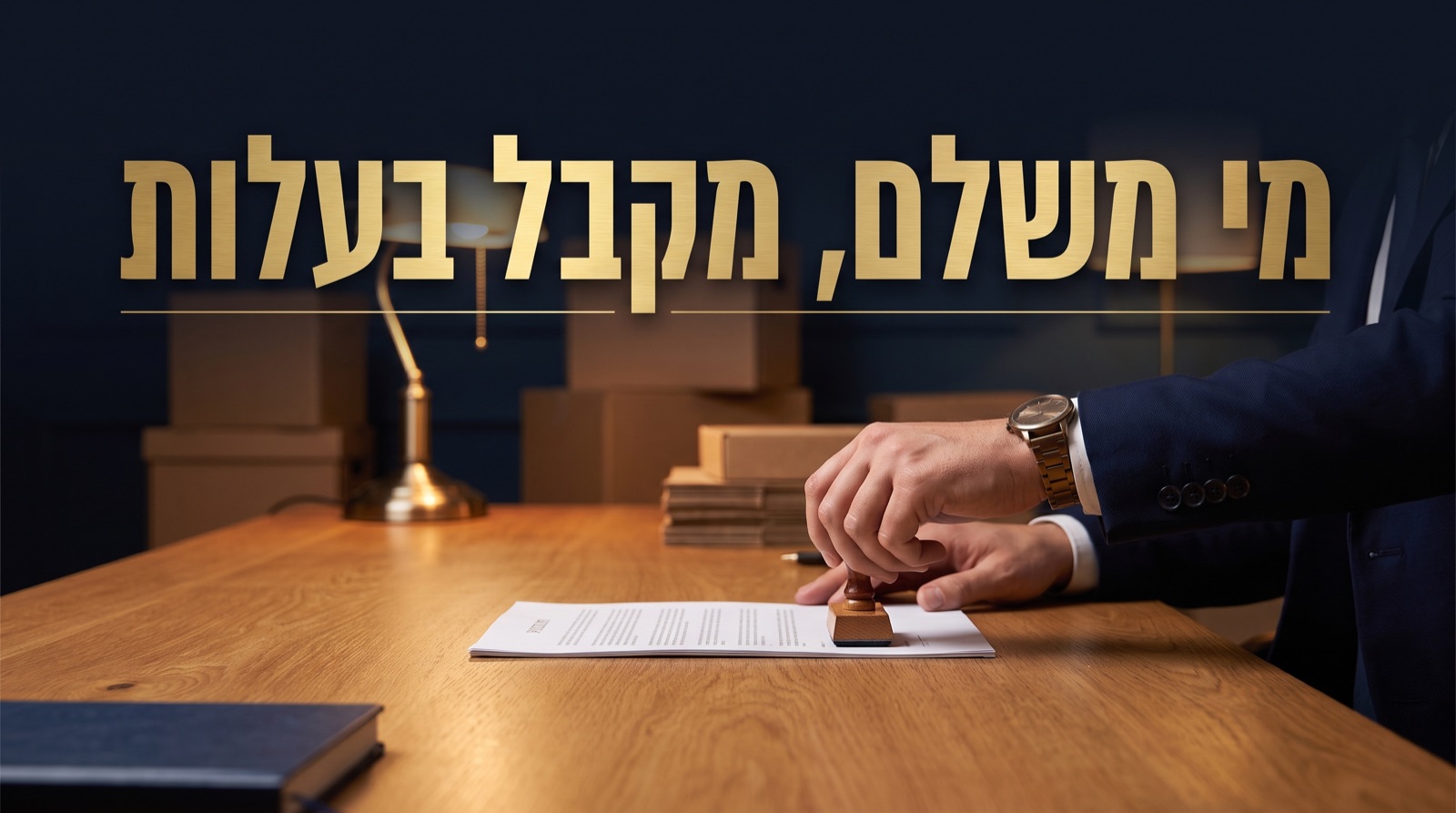 תניית שימור בעלות: איך המוכר שומר על הסחורה עד לתשלום