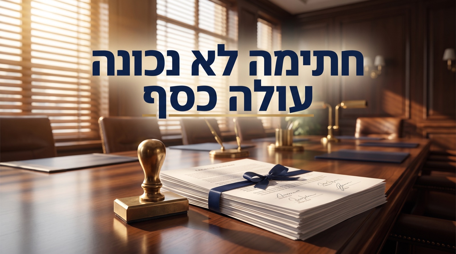 זכות חתימה בחברה: מי מחייב את התאגיד ואיך