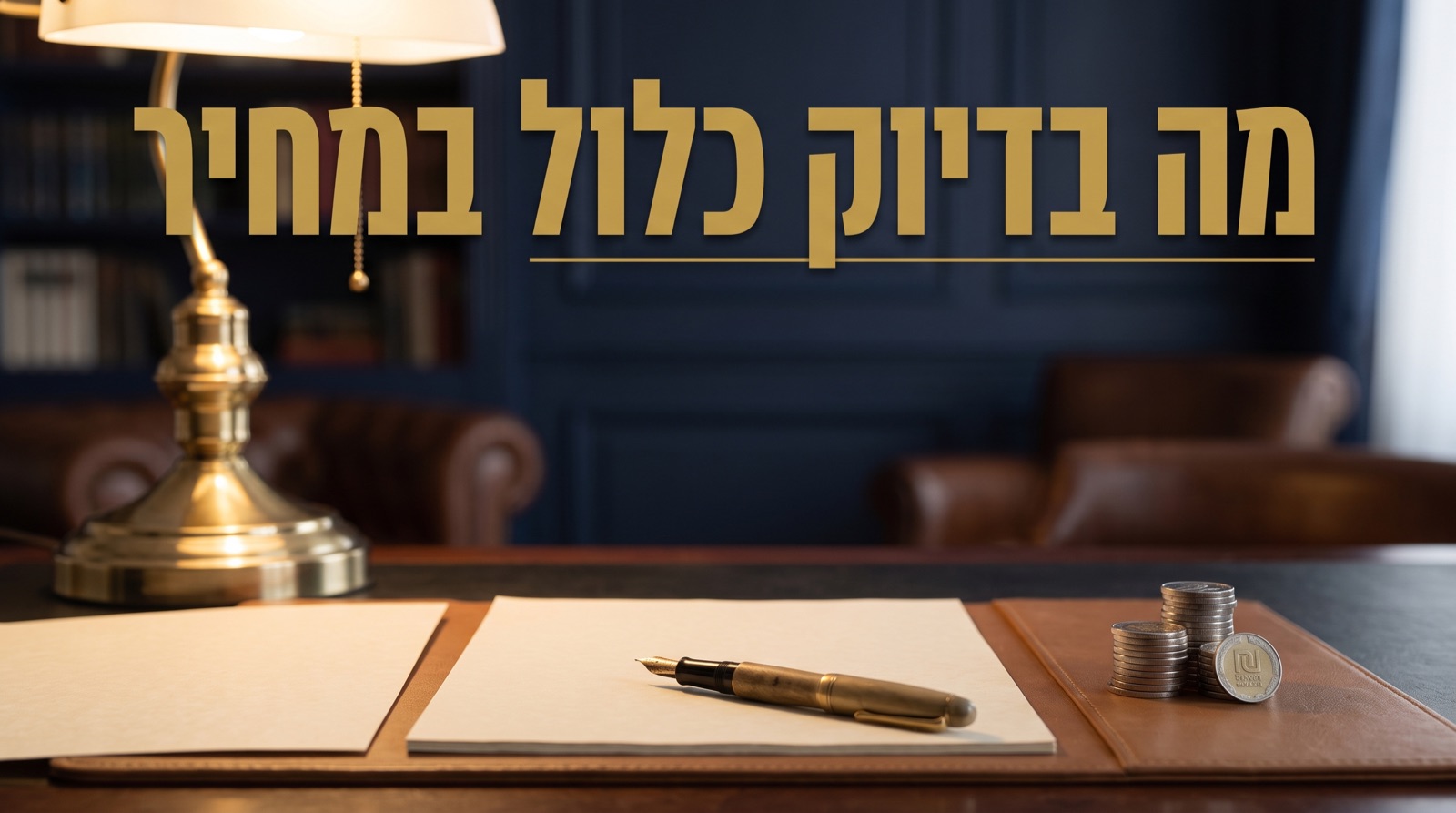 כמה עולה עורך דין למכירת דירה? המספרים, מה כלול ואיך בוחרים