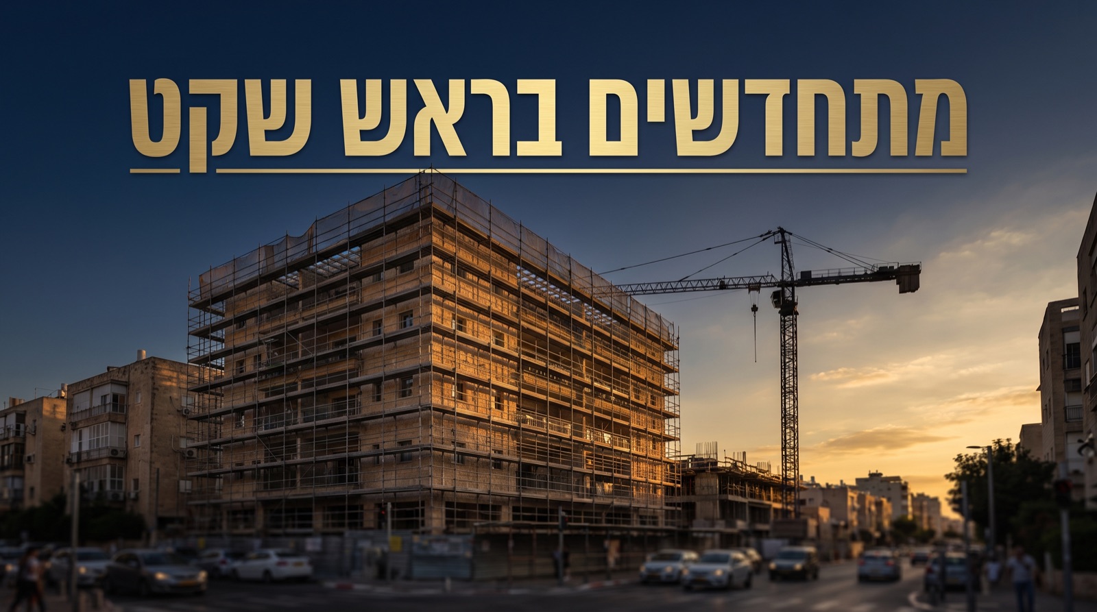 תמ״א 38 ופינוי-בינוי: המדריך לדייר שרוצה לישון בשקט