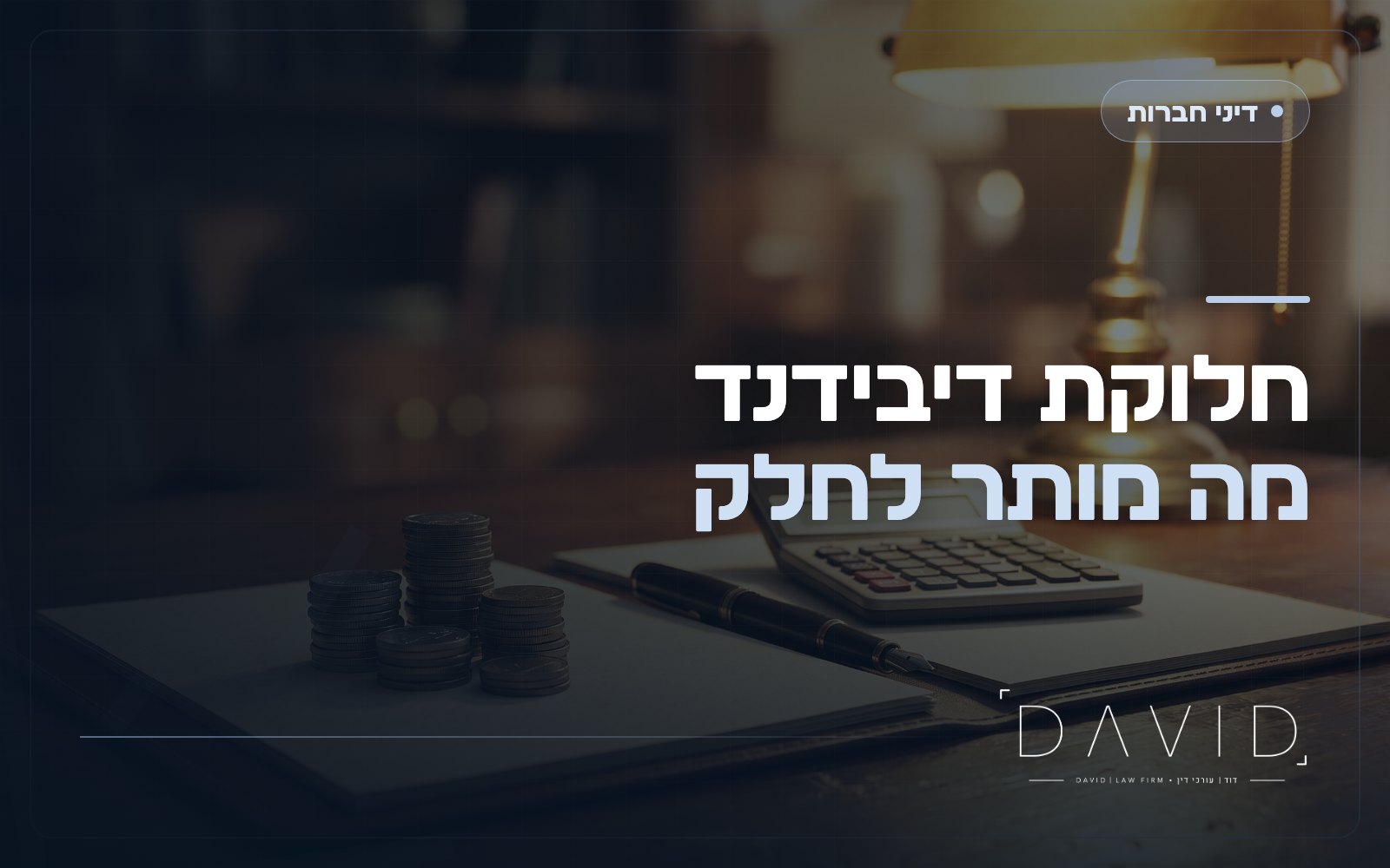 חלוקת דיבידנד והפחתת הון: מה מותר לחברה לחלק לבעלים