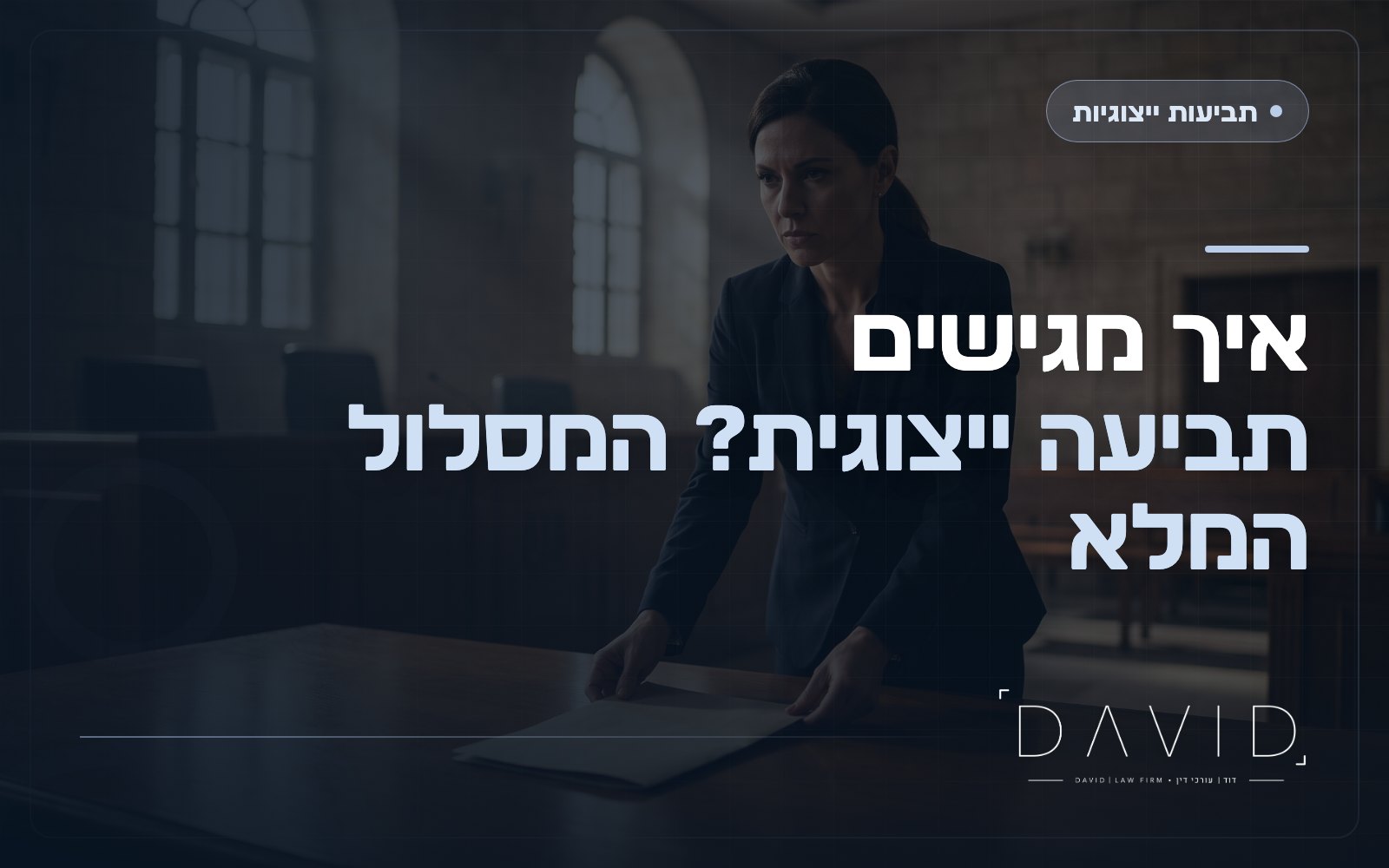 איך מגישים תביעה ייצוגית: המסלול המעשי מהאסמכתא הראשונה ועד בקשת האישור